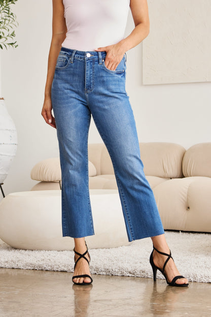 Sans bae Full Size Tummy Control High Waist Jeans