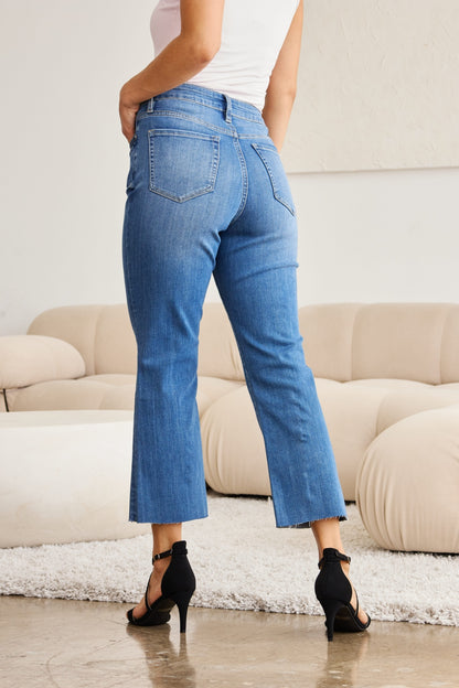 Sans bae Full Size Tummy Control High Waist Jeans