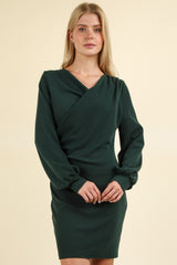 Blissful Minis Ruched Detail Bodycon Mini Dress