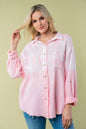 Ethereal Full Size Long Sleeve Tie Dye Shirt
