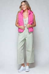 Quilted Hooded Vest