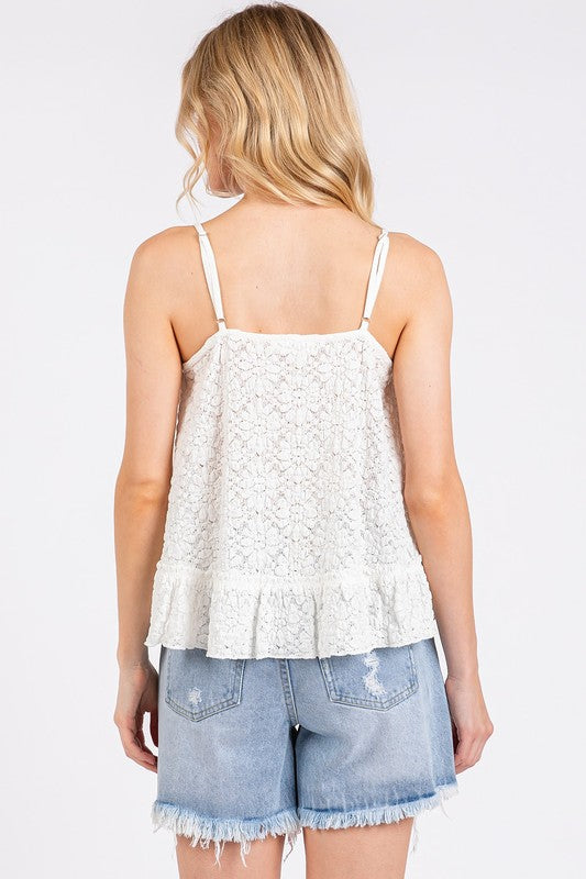 Heartstrings Textured V-Neck Cami