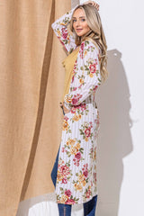Open Front Longline Cardigan