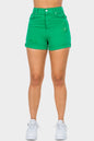 Sans High Waist Distressed Denim Shorts