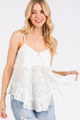Heartstrings Textured V-Neck Cami