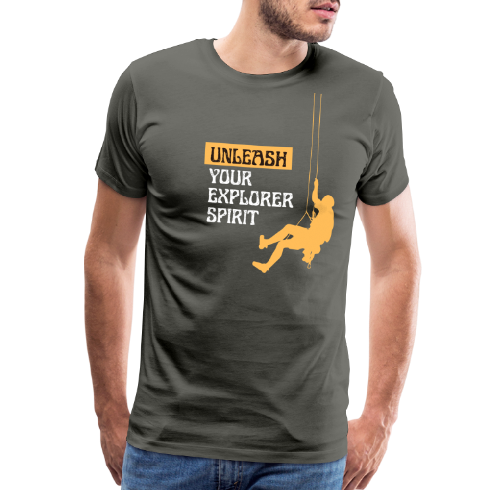 Men's Premium T-Shirt - asphalt gray