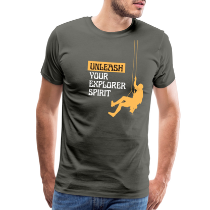 Men's Premium T-Shirt - asphalt gray