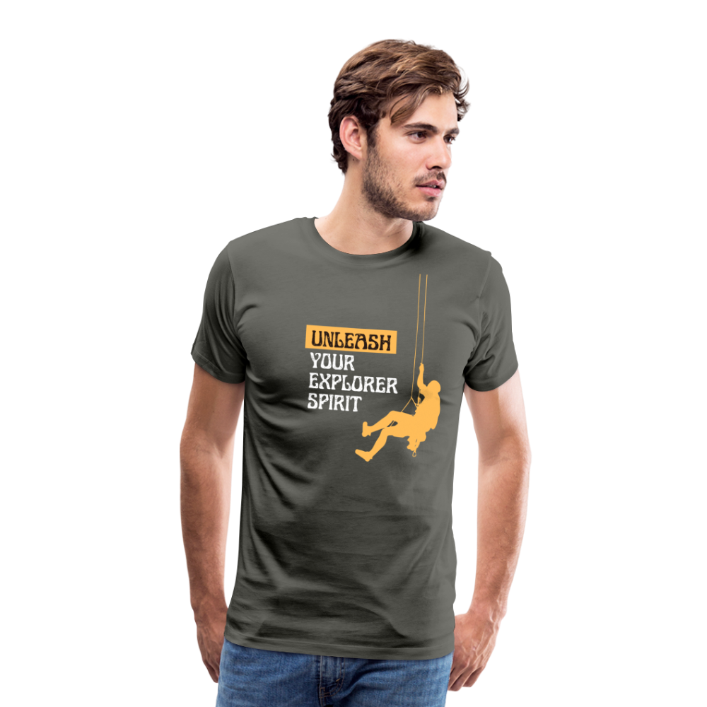 Men's Premium T-Shirt - asphalt gray