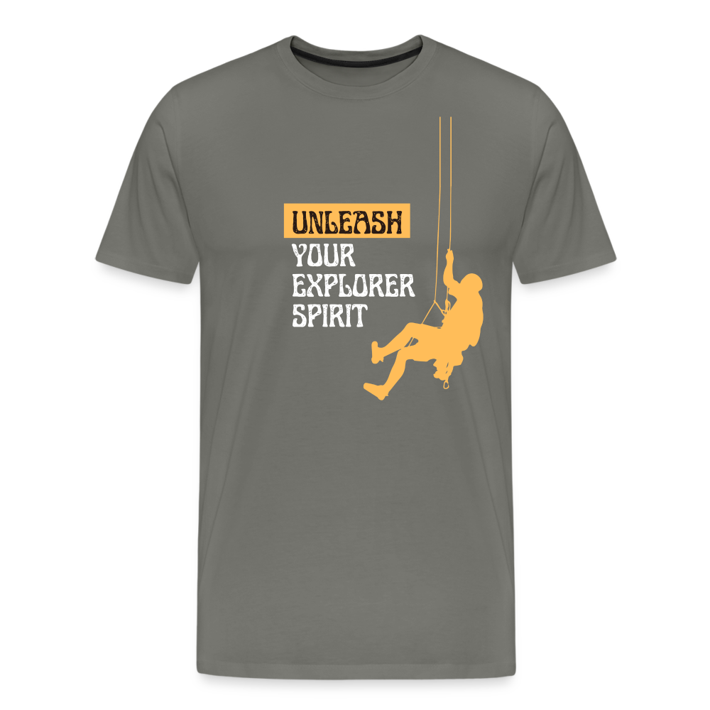 Men's Premium T-Shirt - asphalt gray