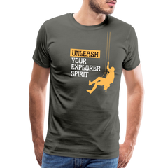 Men's Premium T-Shirt - asphalt gray