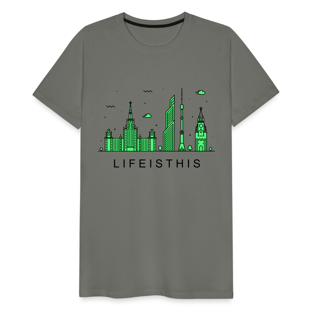 Men's Premium T-Shirt - asphalt gray