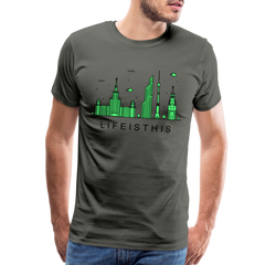 Men's Premium T-Shirt - asphalt gray