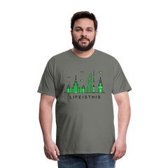 Men's Premium T-Shirt - asphalt gray