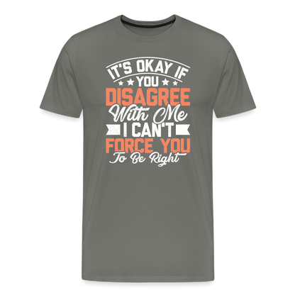 Men's Premium T-Shirt - asphalt gray