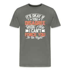 Men's Premium T-Shirt - asphalt gray