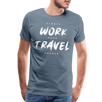 Men's Premium T-Shirt - steel blue