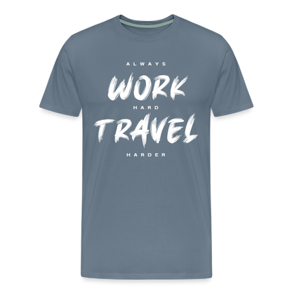 Men's Premium T-Shirt - steel blue