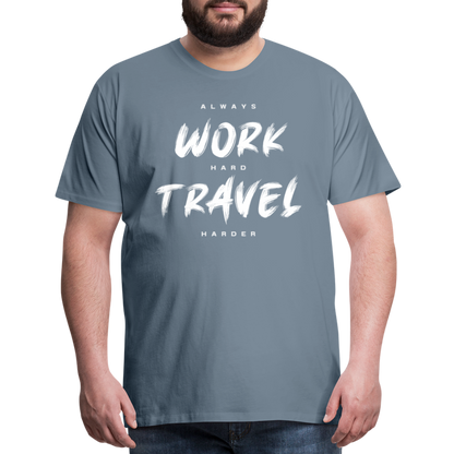 Men's Premium T-Shirt - steel blue