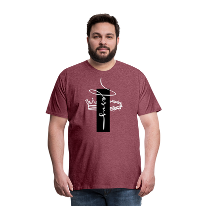 Men's Premium T-Shirt - heather burgundy