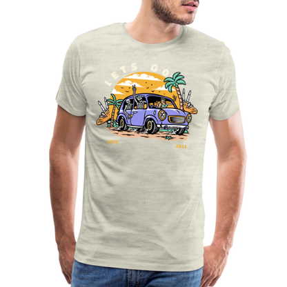 Men's Premium T-Shirt - heather oatmeal