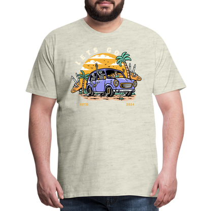 Men's Premium T-Shirt - heather oatmeal