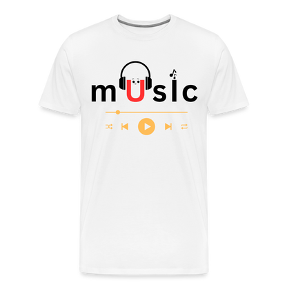 Men's Premium T-Shirt - white