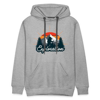 Men’s Premium Hoodie - heather grey
