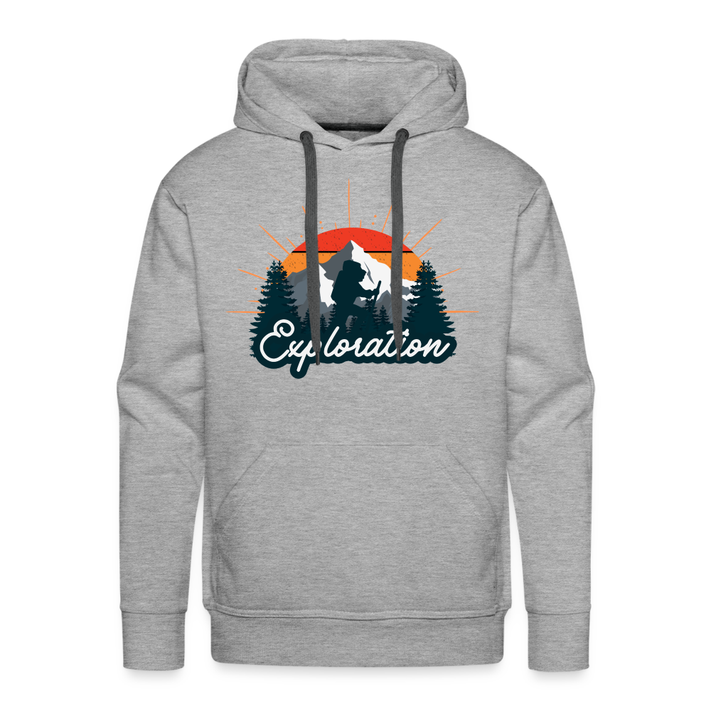 Men’s Premium Hoodie - heather grey