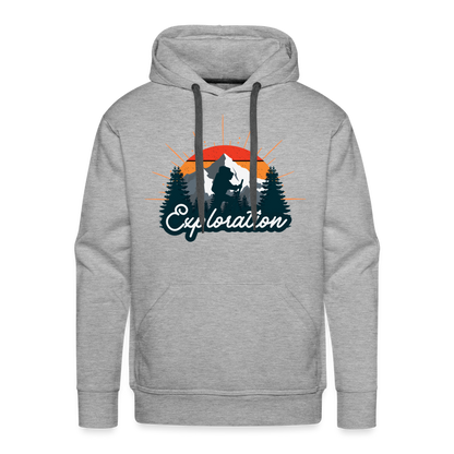 Men’s Premium Hoodie - heather grey