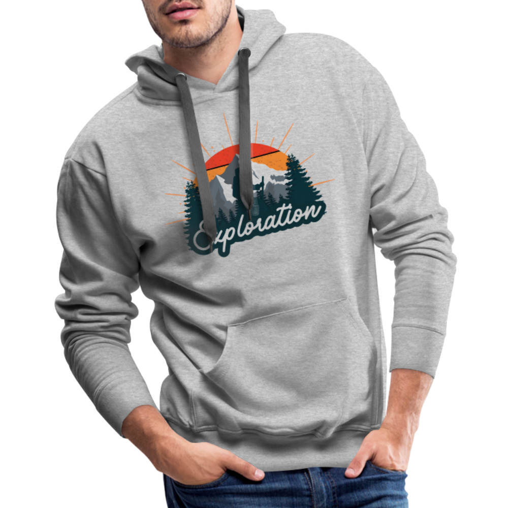 Men’s Premium Hoodie - heather grey