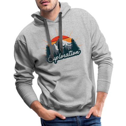Men’s Premium Hoodie - heather grey