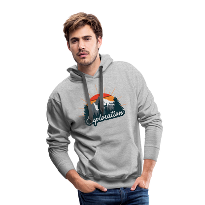 Men’s Premium Hoodie - heather grey